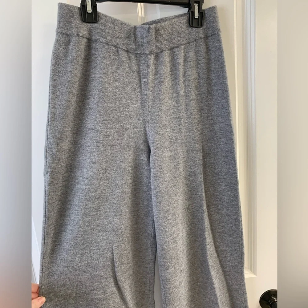 Express Super High Waisted Supersoft Sweater Wide Leg Pant - Picture 7 of 10